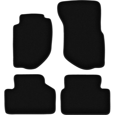 BASIC schwarze Veloursmatten für: Volvo 940 / 960 Limousine, Kombi (1991-1998)
