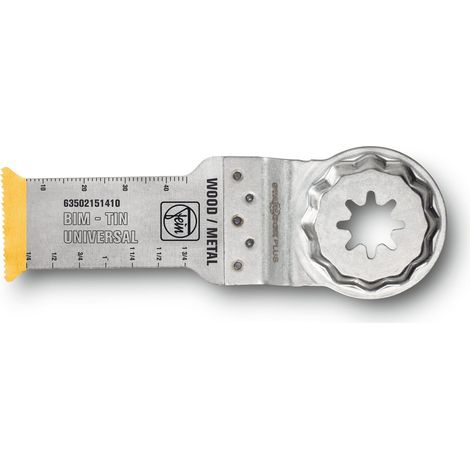 Hoja de sierra bimetálica Fein E-Cut con revestimiento de TiN 1 ud. - 63502151410 (1/2)
