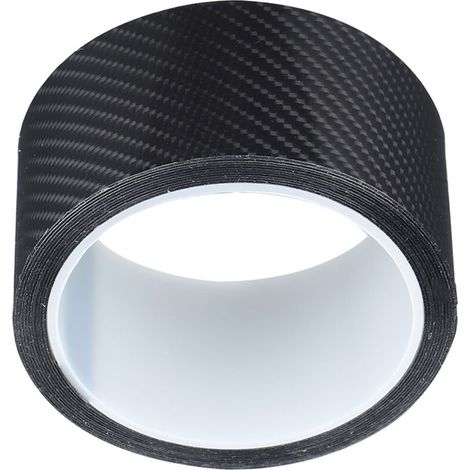 Pellicola protettiva antigraffio in fibra di carbonio nera (5 cm x 3 metri) -Crezuo