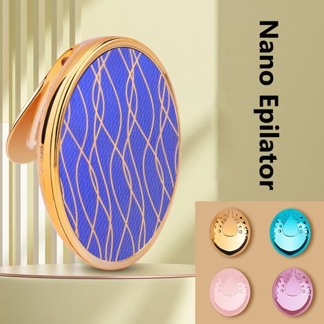 Épilateur Cristal Nano Doux pour Femmes, Dispositif Anti-Pilosité sans Rasage ni Coupe, Exfoliant et Éliminateur de Poils, Rechargeable, Peau Lisse (1/5)