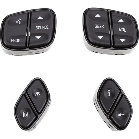 Steering Wheel Control Button Set, Replacement for Tahoe 2003-2007 with Durable ABS Material for Radio Volume Control and Fuel Consumption Information (1/5)
