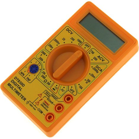 Elektronisches Multimeter mit 19 Kalibern