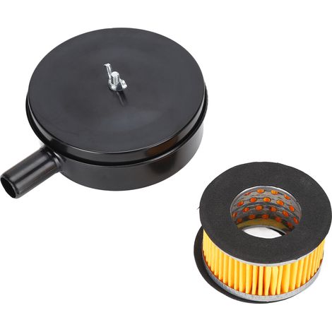 Filtre silencieux compresseur air noir amortisseur bruit pour soufflantes chaudières sorties échappement 20mm 98mm 65mm 36mm 1 lot (1/5)