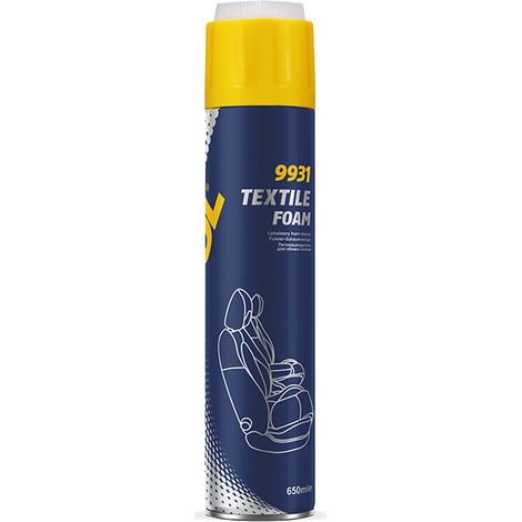 Espuma textil Mannol - espuma PARA la limpieza de tapicerías y tejidos 650 ml (9931) (24) (1/2)
