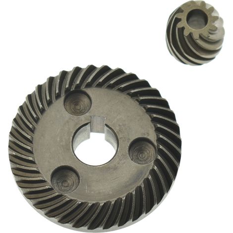Trade-Shop Getriebe-Set (Tellerrad + Kegelrad) kompatibel mit Makita 9553 9554 9555 9557 9558 9555HN 9554NB 9555NB 9557NB 9558NB Winkelschleifer