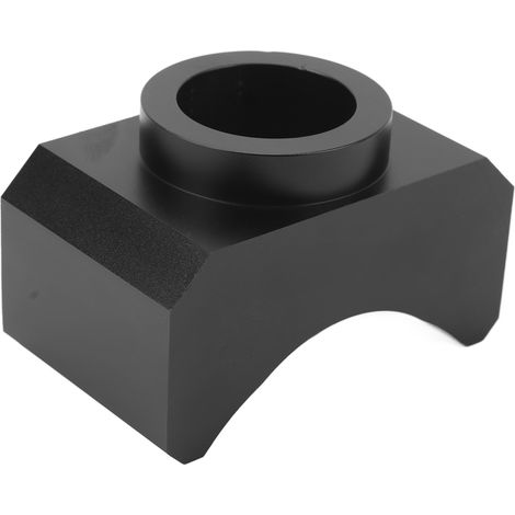 Adaptateur d'essieu de cric, selle de levage, billette Portable en aluminium hydraulique pour sol de bouteille noir