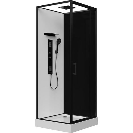 Box doccia idromassaggio Installazione reversibile L80 x l80 x H215 cm - FOMIRA