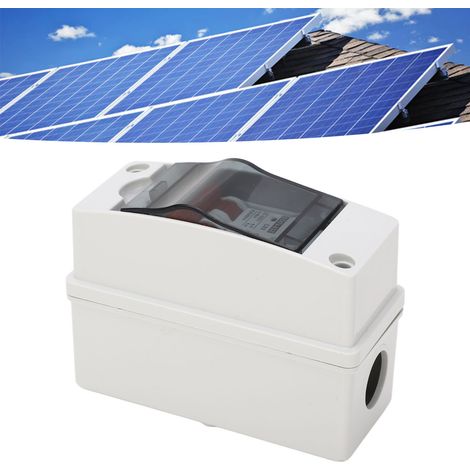 Miniatur-2P-Leistungsschalter, 1000V DC-Trennschalter, 63A DC-Miniatur-Leistungsschalter für Solar-Photovoltaikanlagen, mit Schutzart IP65. (1/5)