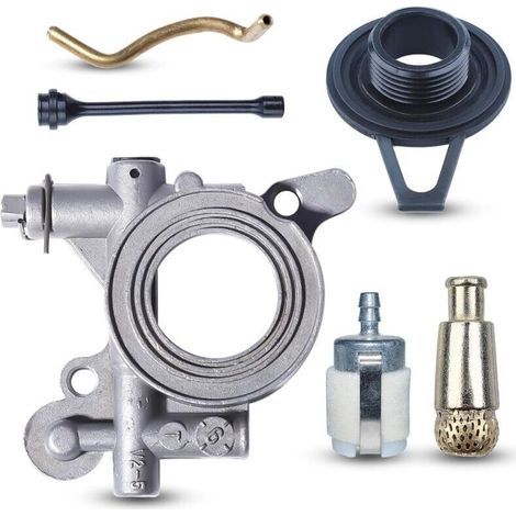 Oil Pump Worm Oil Line Filter Kit For Husqvarna 365 371 372 XP 372XP 362 Chainsaw (1/5)