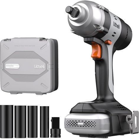 400Nm Cordless Impact Driver - 2.0Ah Battery, 1/2 Inch Chuck, Variable Speed, LED Lighting - Perfect for Auto, DIY and Furniture Assembly (1/5)