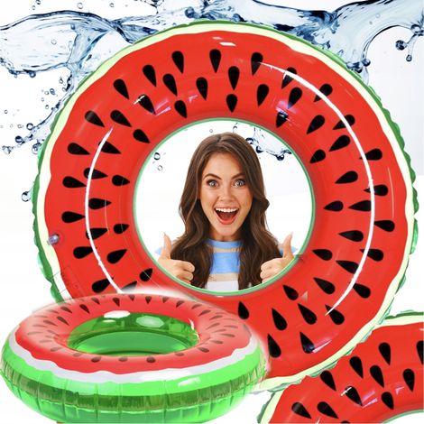 Anillo hinchable con forma de sand铆a de 90 cm para ni帽os y adultos, ideal para piscinas y playas.