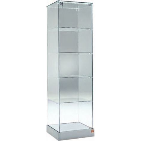 Vetrina Alta L53xP46xH180 cm Cristalli Temperati Anta Battenti (1/3)