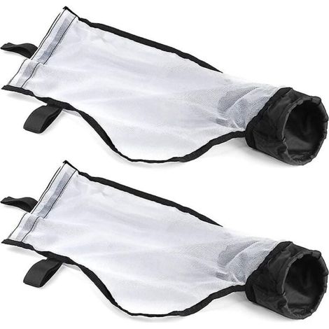 Sac en filet en Nylon Compatible avec le nettoyeur de piscine Polaris 360 380, sac filtrant polyvalent de remplacement (2 pièces) (1/4)