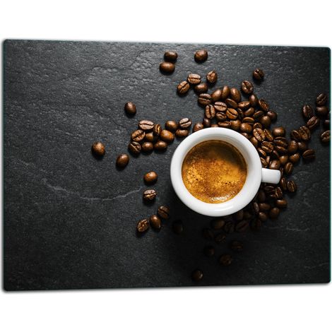 Tabla de cortar de vidrio de 52x40 cm para café (1/5)