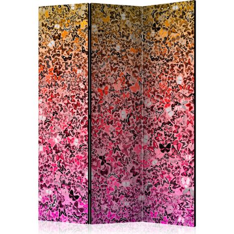 Paravent 3 Volets "The Language of Butterflies" 135x172cm (1/2)