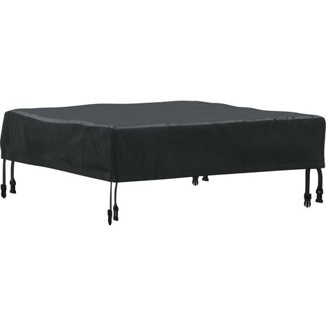 Tischdecken Uni Schwarz 72 x 72 x 15 cm Stoff vidaXL