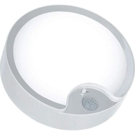 Plafonnier LED à Détecteur de Mouvement, Lampe de Plafond Intérieure Super Lumineuse à Piles, pour Grenier, Buanderie, Garage, Couloir, Escalier, 19cm 300LM Lumière du Jour (1/5)