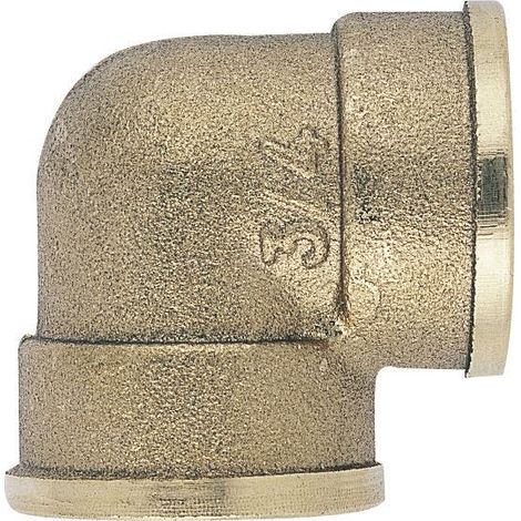Coude 90° laiton à visser FF - Fig 90 - 1' (26x34mm) - Adrien Riquier