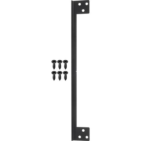 11 Inch Cache-Serrure De Porte Plaque De Renfort De Sécurité Noir (1/5)