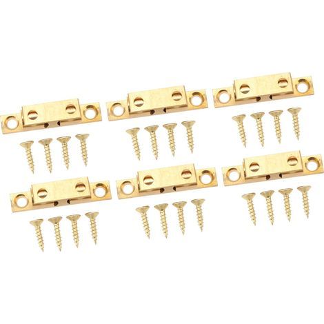 Loquet de Porte d'armoire, Loquet de Tension à Double Bille en Laiton pour Installation Facile pour la Plupart des Armoires (50 mm / 2 pouces) (1/5)