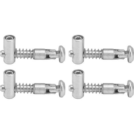 Connecteur d'ancrage, profil de trou hexagonal, raccord dissimulé, norme européenne 4040, Angle biseauté 90 °, 4 pièces (1/5)