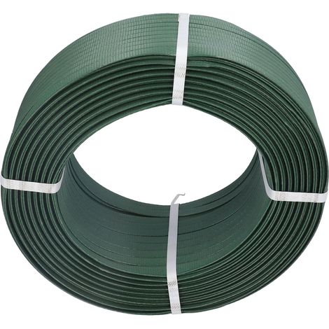 Manuelle Umreifungsbandrolle, 1 PP-Kunststoffseilkopf, industrielles Kabelbindewerkzeug, 9 kg, olivgrün, 10 (1/5)