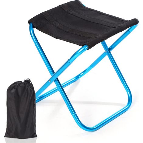 Extérieur Pliant Petit Tabouret Portable Banc De Pêche Chaise en Alliage D aluminium Militaire Voyage Maza Ultra Léger Maza Color 01 (1/5)