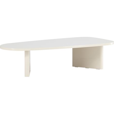 Table Basse Design "Gronvik" 130cm Beige (1/5)