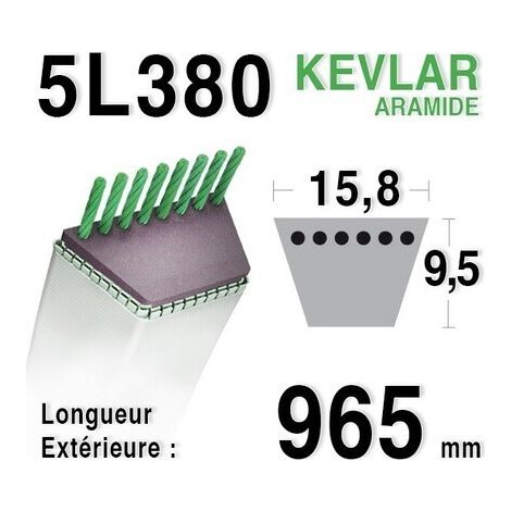 Keilriemen 5L380 - 5L38 - KUBOTA 6132162210