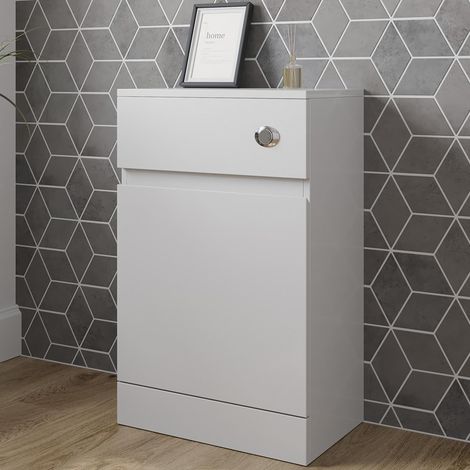 Artis White Gloss Back to Wall Toilet Unit - 500 x 320mm (1/5)