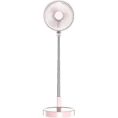 Ventilateur pliable de 7,8 pouces, batterie de 6000 mAh, contrôle par application, minuterie, ventilateur oscillant télescopique à 4 vitesses (1/4)