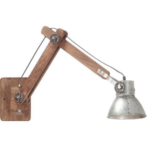 Lampe murale Style industriel Argenté Rond E27 CFW301195 (1/5)