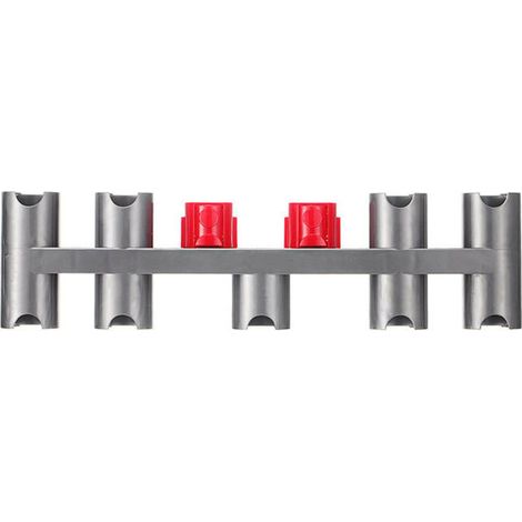 EASYCOMFORT Support Accessoires pour V11 V10 V8 V7 V15 SV10 SV11, Support Mural Organisateur pour Dyson Aspirateur Balai avec 9 Prises de Rangement (1/5)