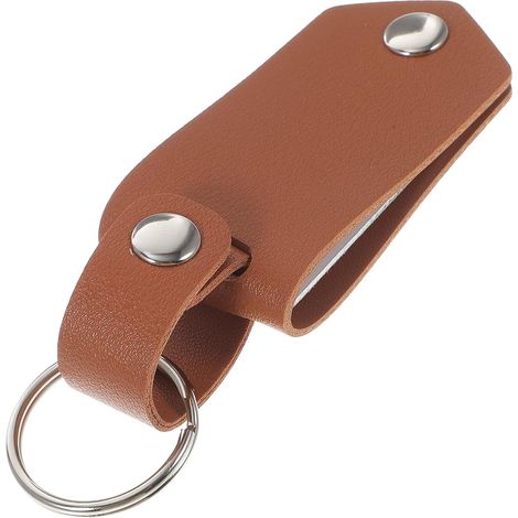 Leather Photo Keychain for Heat Transfer, Decorative Ring and Loop Keychain, Personalized Gift for Packages and Keys (1/5)