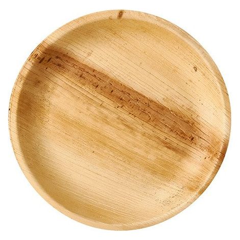 Assiette en feuille de palmier, ronde, 23 x 2,5 cm, 25 pièces. (1/4)