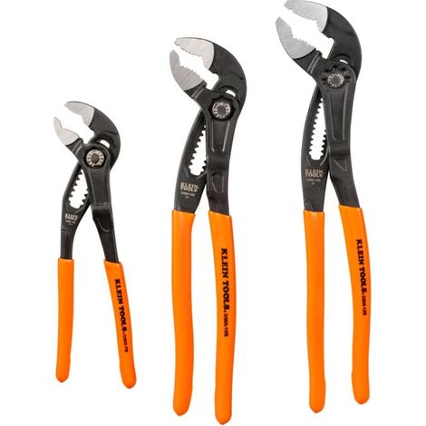 Klein Tools Set de pinces multiprises Quick-Adjust Klaw™ 3 pièces (1/5)