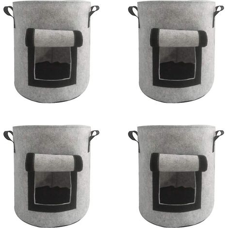 Sacs de culture pour pommes de terre de 10 gallons, sacs de plantation pour légumes de jardin, sacs de culture en pot non tissés (1/5)