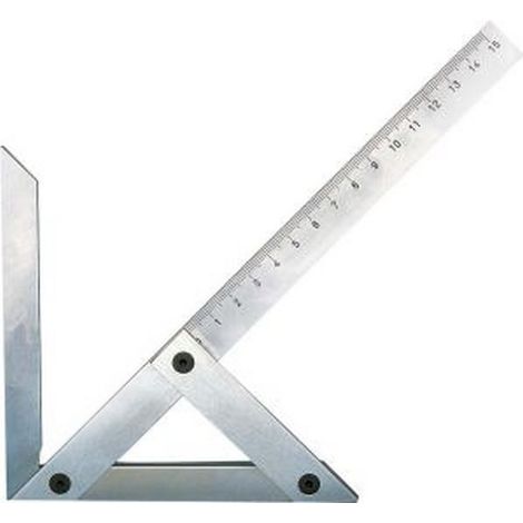 Escuadra de centrar de precisión, Talla : 150 x 130 mm, para árbols hasta un Ø de 190 mm