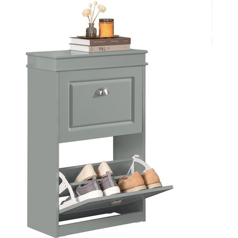 SoBuy Shoe Cabinet Shoe Rack Shoe Storage Cupboard Organizer Unit,FSR78-HG (1/5)