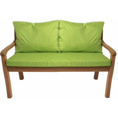 Coussin pour banc 110x60x7cm/2x50x56cm Coussins pour balancelle de jardin Chaux, Coussin d'assise, Coussin de dossier, Coussin extérieur/intérieur (1/5)