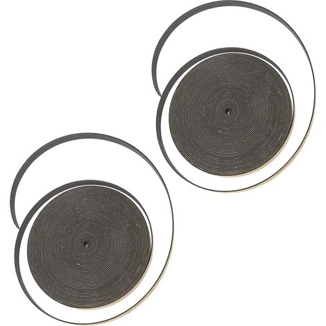 Ruban Mousse D'étanchéité pour Haut-parleur de Voiture 2 Rouleaux 12mmx10m en Eva Résistant aux Intempéries pour Isolation Acoustique et Réparation Intérieure Automobile (1/5)