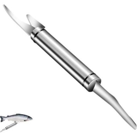 Outil 5 en 1 - Couteaux de Nettoyage de Poisson - Acier Inoxydable - Résistant - Antirouille - Sain (1/4)