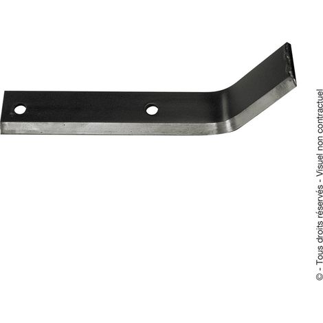 Couteau de fraise sarcleur adaptable gauche 190 mm Kubota CSK19G