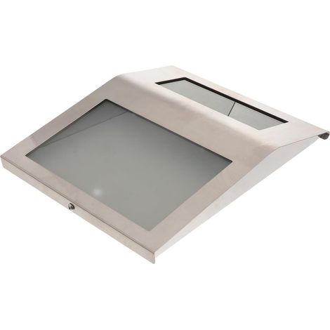 Numéro Maison Solaire Acier Inoxydable Étanche avec Éclairage LED Intégré Plaque Adresse Solaire pour Mur Extérieur Installation sans Fil Visibilité Nocturne (1/5)