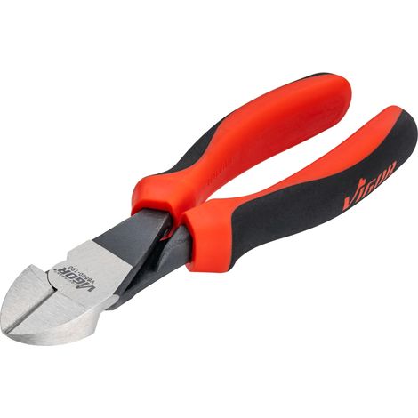 Pince coupante latérale de force 190 mm V6500-190, outil de coupe précis pour fils et câbles durs, poignée ergonomique pour une prise sûre et une transmission optimale de la force