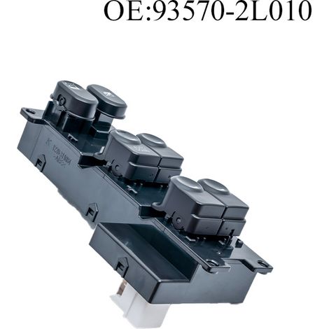 Die Teilenummer 93570-2L010 ist für die Fensterheberschaltereinheit des Premiumfahrzeugs Hyundai I30 geeignet. (1/4)