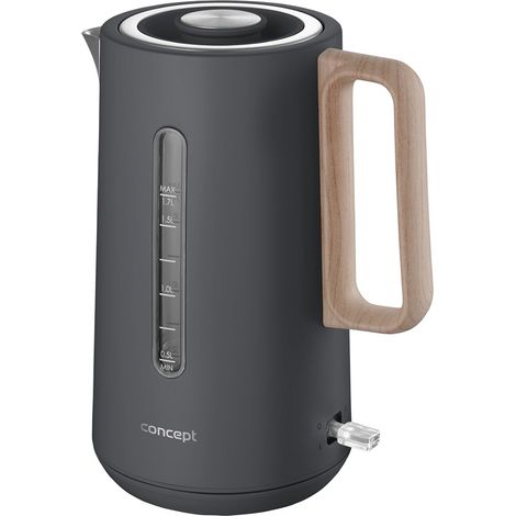 Wasserkocher Concept RK3370 Grau Edelstahl 1850-2200 W 1,7 L - Marke: Concept - EAN: 8595631065747 (1/5)