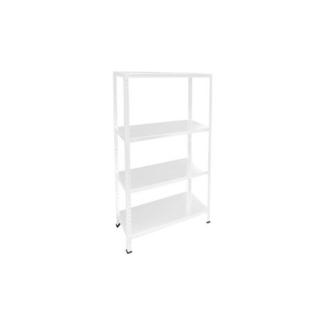 Estantería Metálica 1500 x 750 x 300 mm con 4 baldas, fácil montaje, marca METALPRO