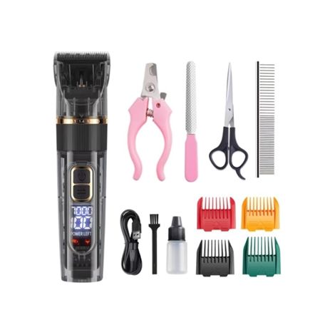 Filiyano – kit de protection avec – Piège à poils d'animaux, étanche IPX7, sans fil, pour la maison, kit de protection avec affichage LED, noir, Cuich
