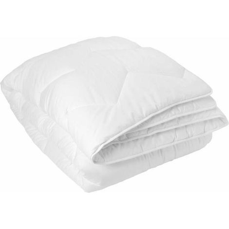 TOISON D'OR - Gemäßigte Bambus-Bettdecke (300 g/m²) - 140 x 200 cm - Gemäßigte Wärme - Bambusviskose - 2 Personen - Weiß